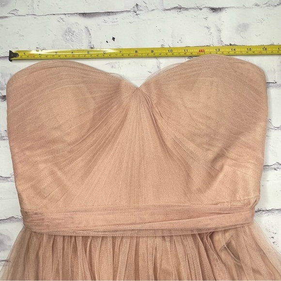 Jenny Yoo Annabelle Convertible Dress Sz 16 Soft Blush Bridesmaid Wedding Tulle - Picture 7 of 11